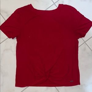 red t shirt